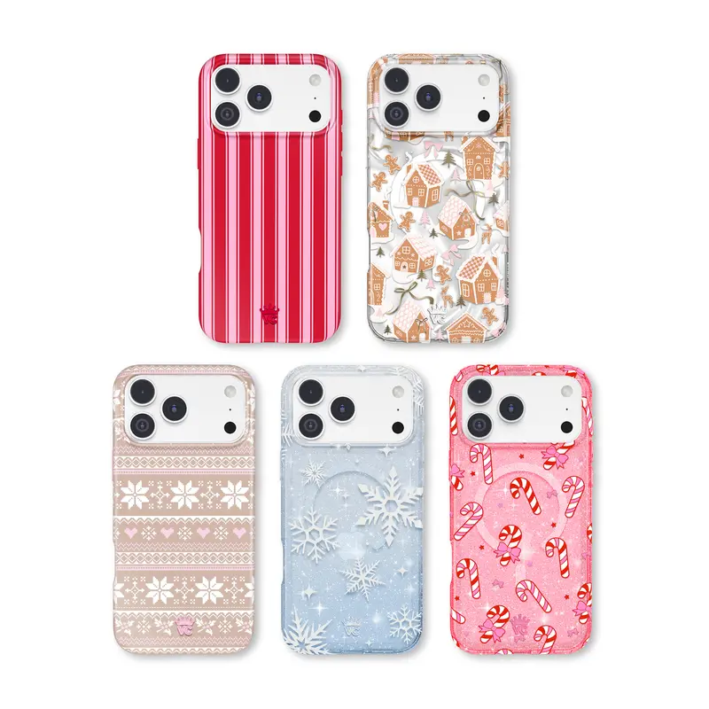 Velvet Caviar Holiday Collection - Christmas Aesthetic, Shock-Resistant iPhone Cases - Holiday-Themed Cute Phone Cases