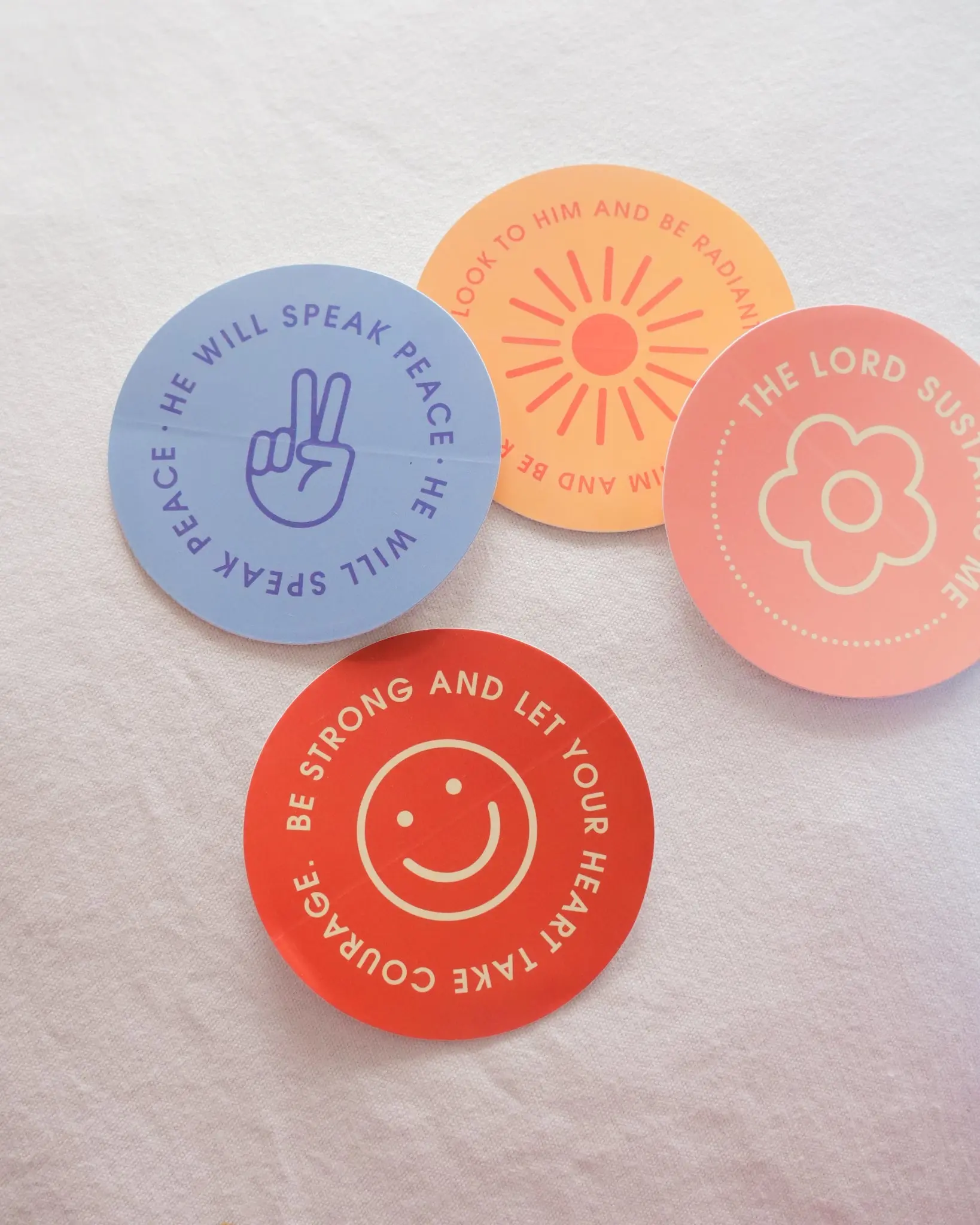 Bible Verse Stickers for Kids, Christian Scripture Sticker Pack, Waterproof Vinyl Faith Stickers for Notebooks, Lunchboxes, Water Bottles, Sunday School, Homeschool, Church Rewards, Party Favors by Blessed Is She
