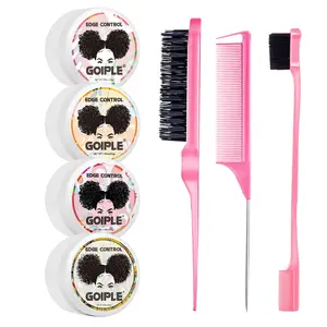GOIPLE Edge Control Set-7Pack Non-Tacky Non-Greasy Flake-Free Residue-Free Long-Lasting All Hair Types Compact Portable Brow Comb Cosmetic Daily