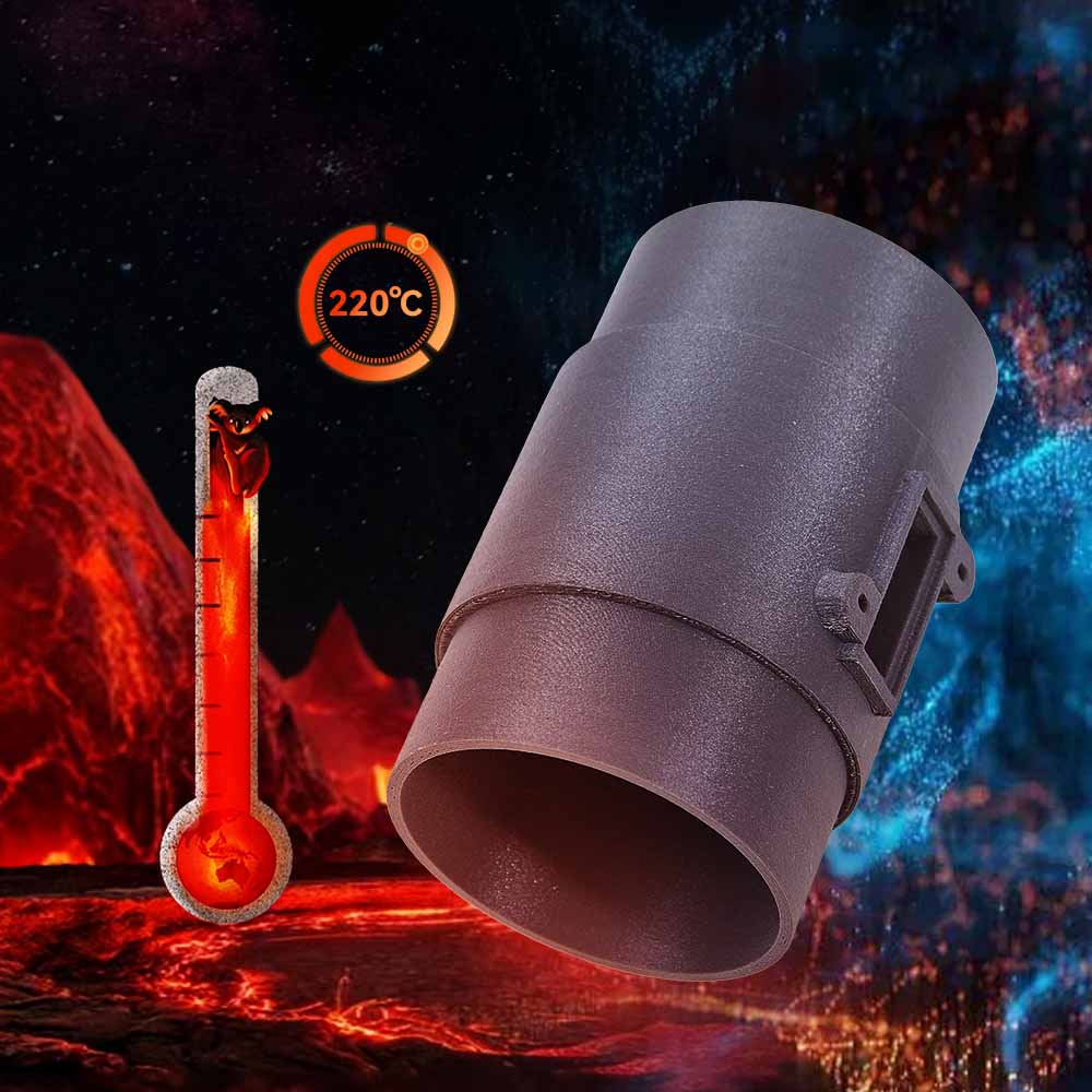 PPA CF 3D High Speed Printing Filament, Temperature & Moisture Resistant Carbon Fiber Strengthened PPA Most FDM Printers Filament, Super Stiffness & Metal Replacement PPA-CF Filament, Lightweight & Ultra Strong PPA CF Filament For Machinery Industries