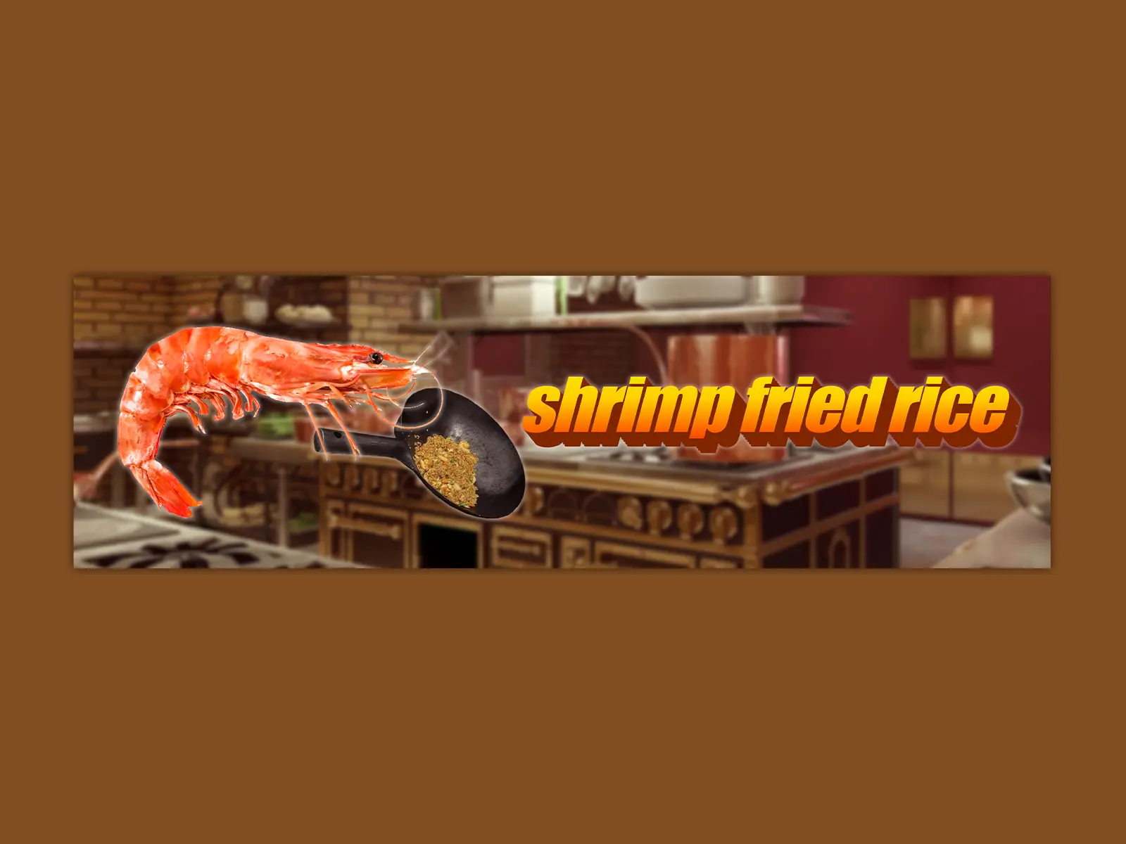 Shrimp Fried Rice Bumper Sticker