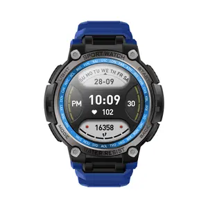 Men’s Fashion Smart Watch 1.53 Inch Large Screen with Outdoor Compass Running Watches 24 Hours Heart Rate Monitoring 100+Sports Modes Waterproof Smart Watch