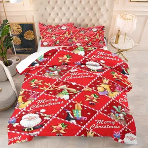 Christmas Exclusive Style Comforter Set (1 or 2 Pillowcases Included), Premium & Decorative, Perfect Gift for Christmas Enthusiasts, All-Season Use