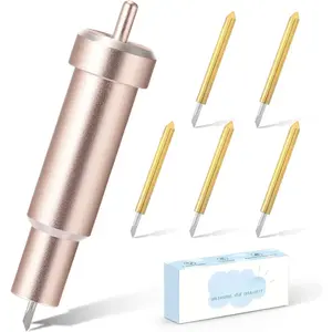 Premium Fine Point Blade and Holder Kit Compatible with Explore 3/Air 2/Air/One/Maker 3/Maker Cutting Machine Replacement Blades for Glitter Vinyl, Cardstock, Faux Leather, Adhesive Foil
