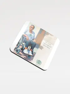 Be You: Glossed Cork Coaster