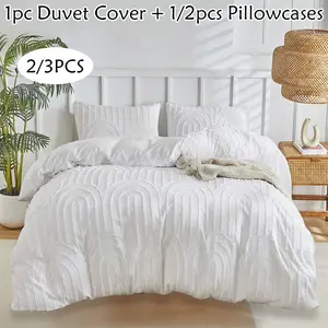 Washable Bohemian Style Rainbow Quilt Set, Soft Breathable Bedding for All Seasons, Perfect Gift for Dorm Room Essentials, Boho Bed Set, Soft Bedding Sets, Comfy Bedding Set