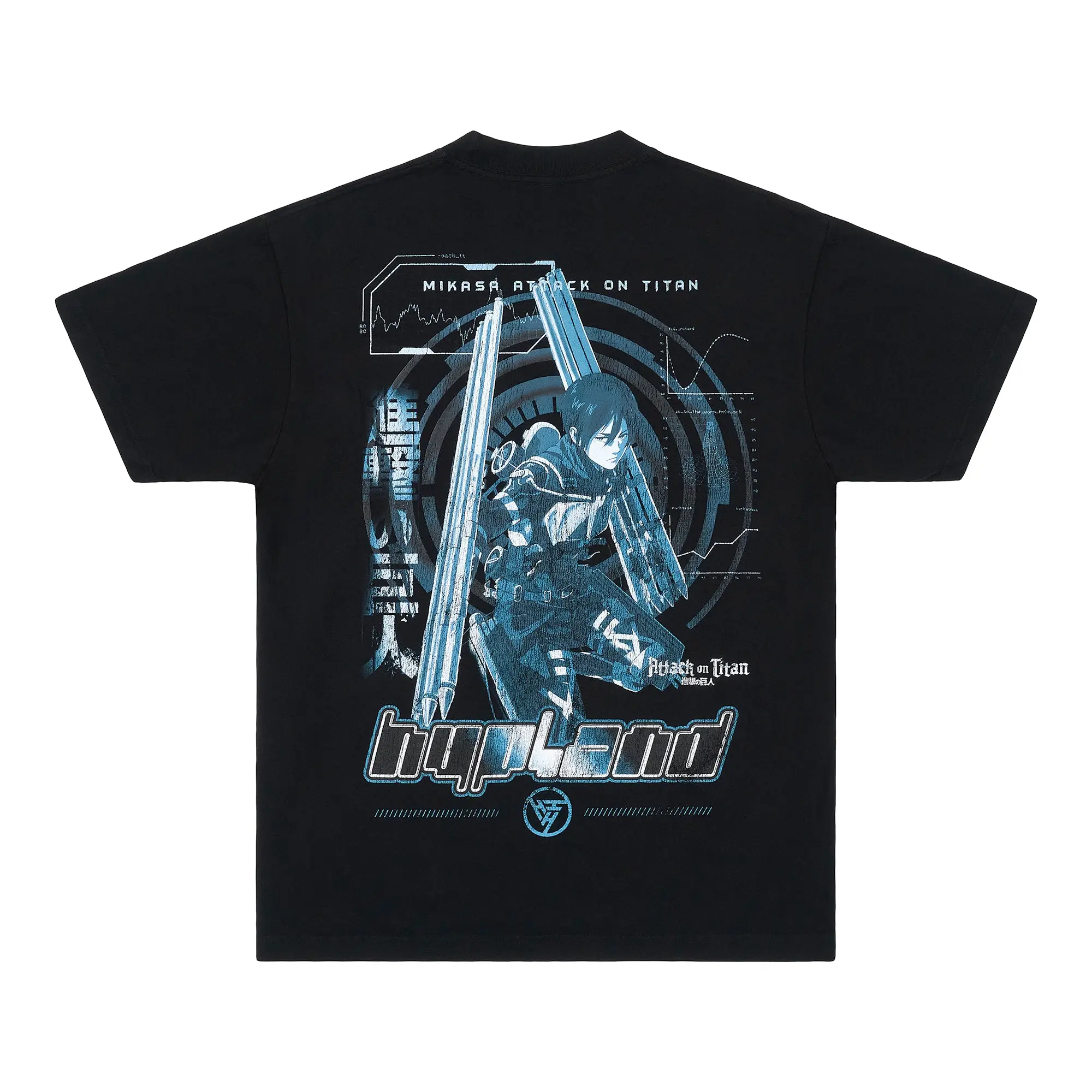 Women's Attack on Titan T-Shirt, Officially Licensed Mikasa Graphic Top, Shortsleeve Cotton Streetwear, True to Size, Tshirt, Round Neck, Casual, Anime Inspired, Crew Neck, Officially Licensed Collaboration