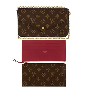 Pre-owned Louis Vuitton coated canvas Crossbody Bags Authentic Pochette Félicie