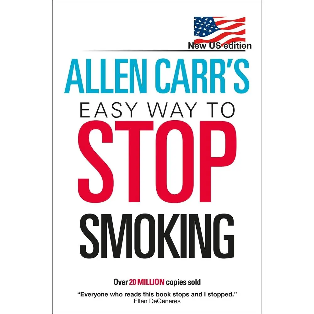 USED Book - Allen Carr's Easy Way to Stop Smoking: New Us Edition: Over 20 Million Copies Sold by Carr, Allen (Paperback) - english
