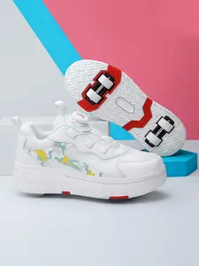 High-Quality Shoes, 2026 New Breathable Mesh Wheel Sports Shoes, Detachable Wheels, Two-In-One Skating Walking Shoes