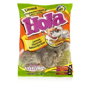 Saladitos Limon Saladulces Hola Lobito Lemon Flavored Salted Apricot