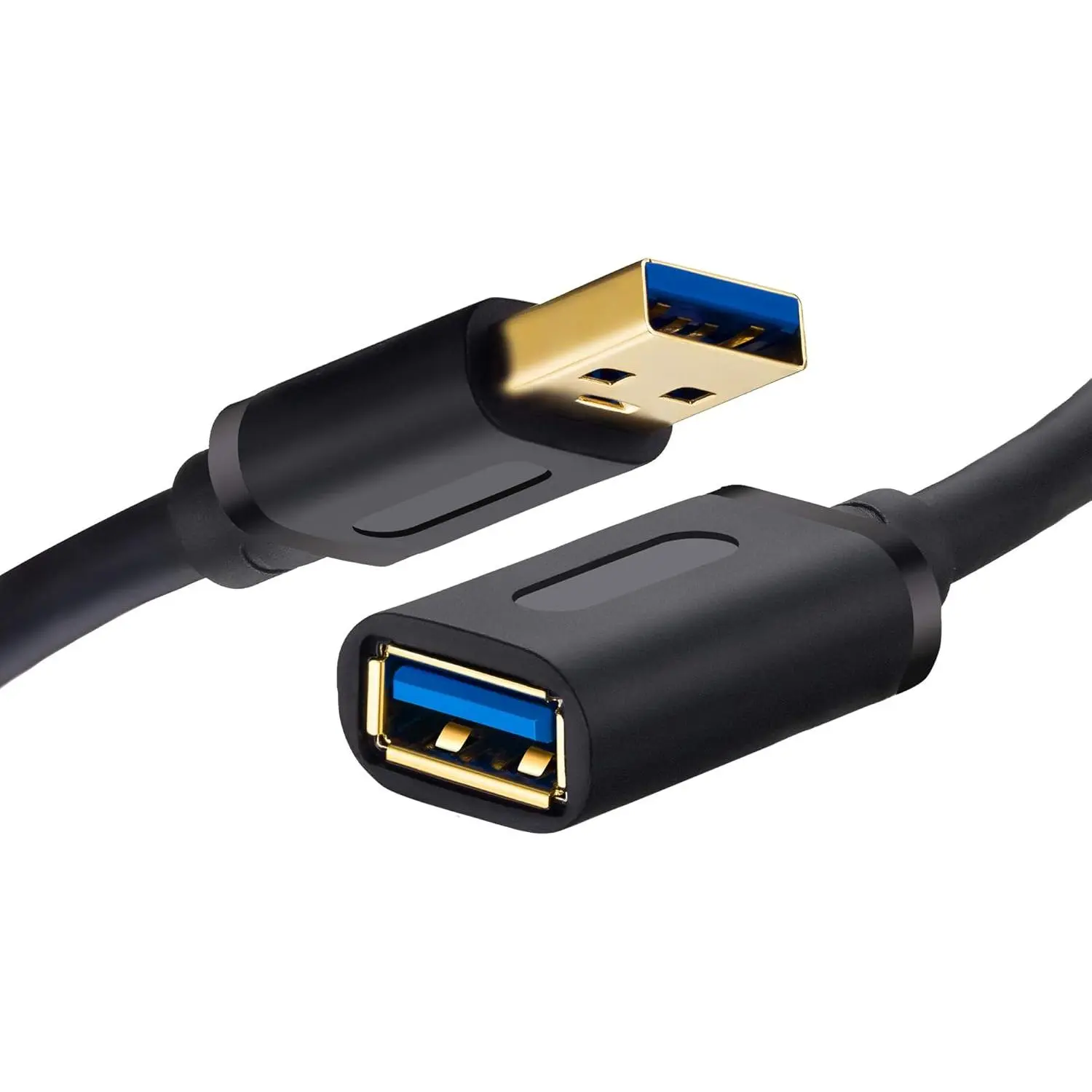 USB 3.0 Extension Cable 3Ft, USB 3.0 High Speed Extender Cord Type A Male to A Female for Playstation, Xbox, USB Flash Drive, Hard Drive, Card Reader,Scanner,Printer,Keyboard (3Feet)