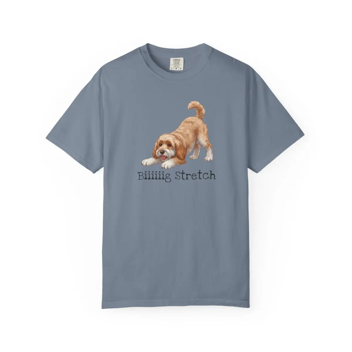Labradoodle Biiiiig Stretch Shirt Funny Dog Lover Tee Relaxed Fit