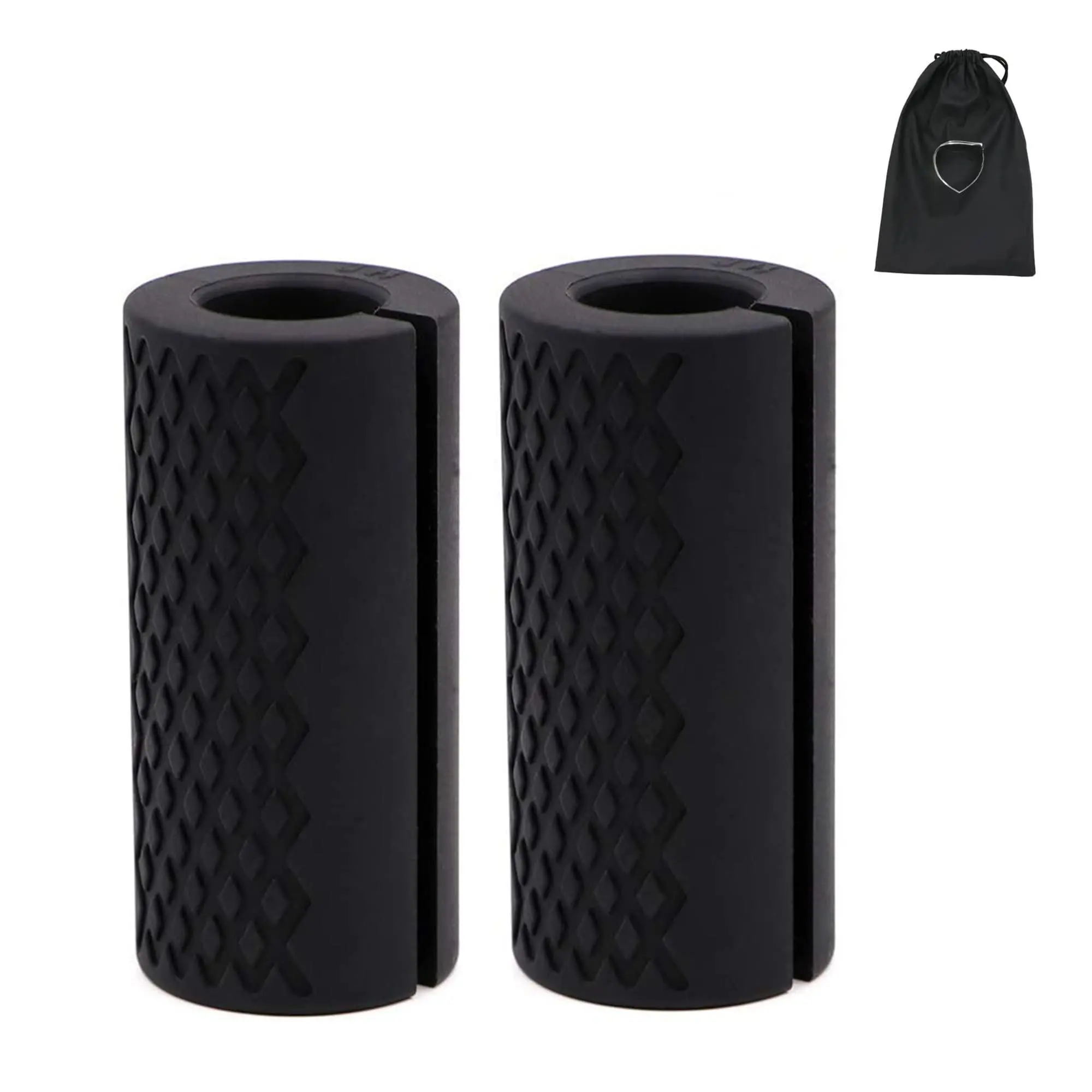 Barbell Grips - Thick Dumbbell Arm Blaster Adapter With High-density Silicone Rubber  Bar For Weightlifting Growth Rapidly And Hands