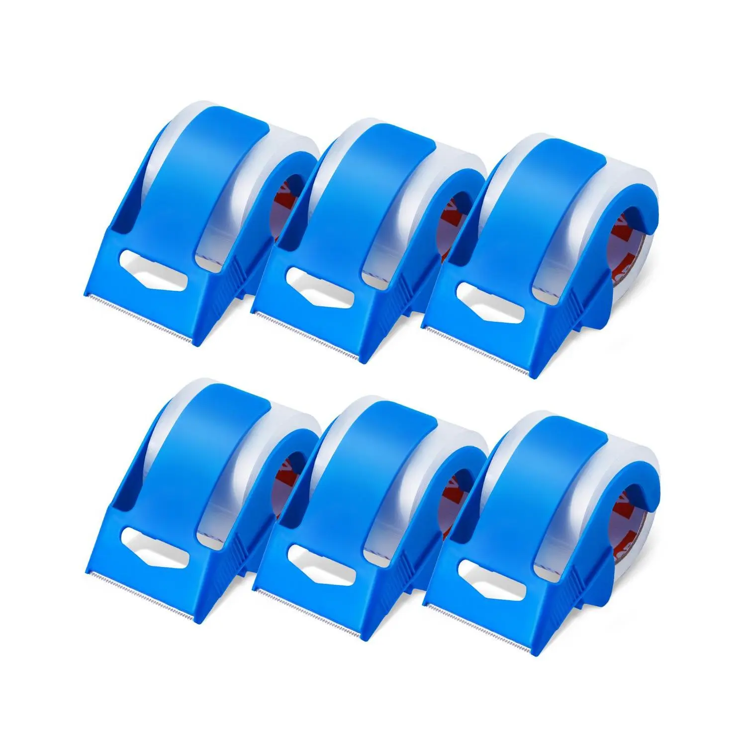 【DealsForYouDays】VEVOR Clear Packing Tape 1.5 inches Core6 Rolls 1.88 Inches x 25 Yards Packing Tape with Dispenser2.7 Mil Heavy Duty Packaging Tape Designed for MovingStorage and PackingShipping and Mailing