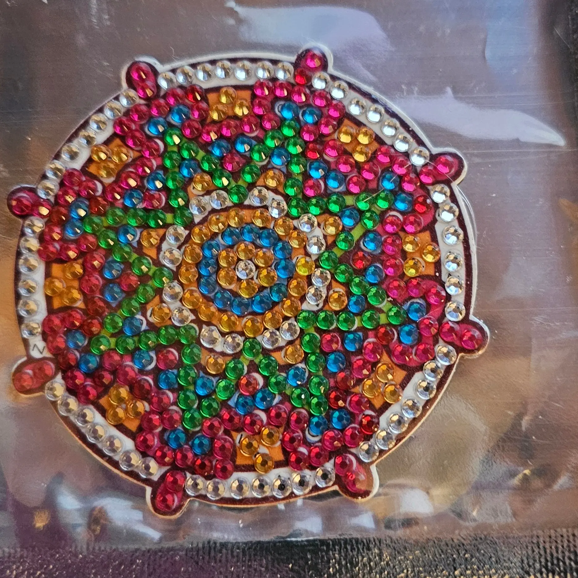 Diamond Art - Mandala Handcrafted Magnet-07