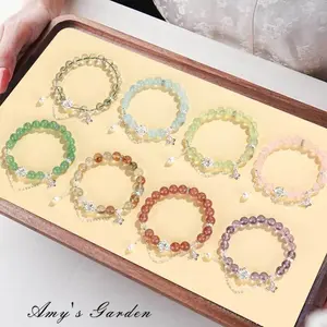 Jade Bracelet Freshwater Pearl Lotus Pendant Niche High-end New Chinese Style Sea Blue Treasure Gift for Her Mom Daughter Grandma on Birthday Anniversary Christmas Mother’s Day Valentine’s Day