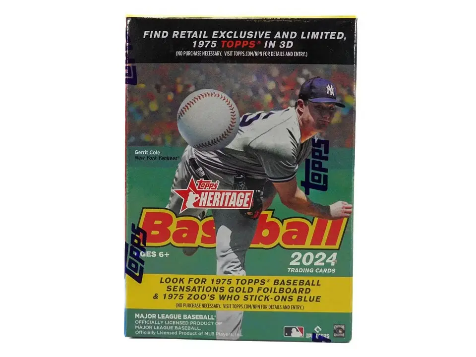 2024 Topps Heritage Baseball Blaster Trading Cards