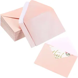 200 Count  Mini  Card Envelopes Bulk Wedding Pocket Small Business Paper Envelopes  Card Sleeves Greeting  Pocket 4 x 2.7 Inch for Graduation Engagement Birthdays Banquets