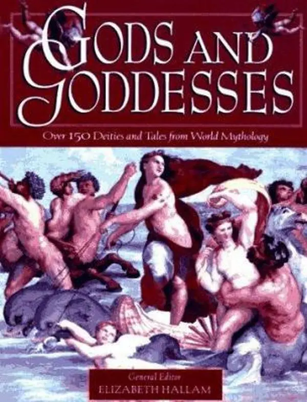 USED-Gods and Goddesses: A Treasury of Deities and Tales from World Mythology by Elizabeth Hallam (Hardcover)