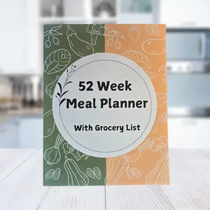 52 Week Meal Planner for Healthy Meal Prep journal