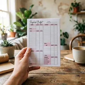 10 Sheets Salary Budget Planner, Minimalist Wage Tracker, Personal Family Finance Management, Debt Savings Plan, Bullet Journal Inner Pages