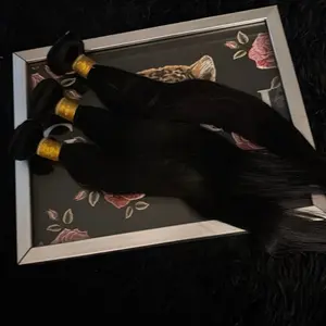 Im Her Straight Bundles 14" 16" 18" 20" - 6 Different Patterns 100 Grams per Bundle with Closure & Frontal Options