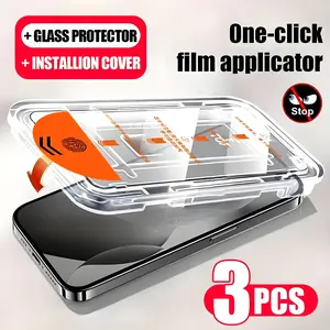 3-Pack Privacy Screen Protector for iPhone 15 Pro Max iPhone15Pro iPhone15, Anti-Spy Full Coverage, Scratch-Resistant, Dust Proof, Easy Install, Installation