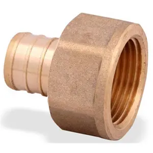 212 MAIN Brass Pex Adapter - 0.5 in. Pex x 0.5 in. FPT Threaded Type Plumbing Fitting for Household Appliance Parts & Accessories