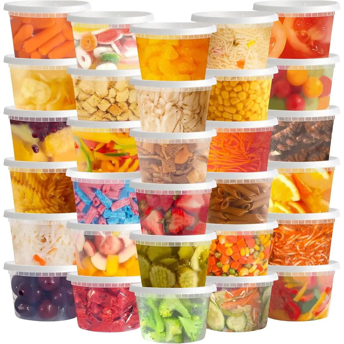 16 oz - 50 Containers & Lids