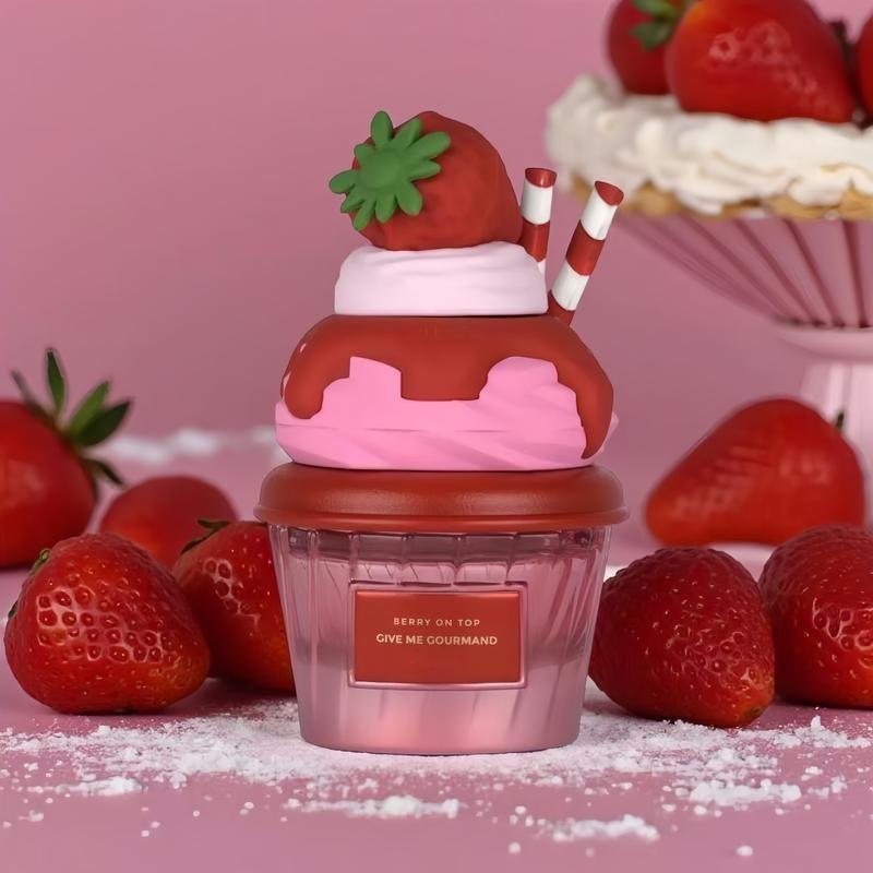 Berry on Top Give Me Gourmand Unisex Eau de Parfum Natural Spray 75ml Vanilla Scent Gentle & Appealing For Everyday Use Perfume Bottle