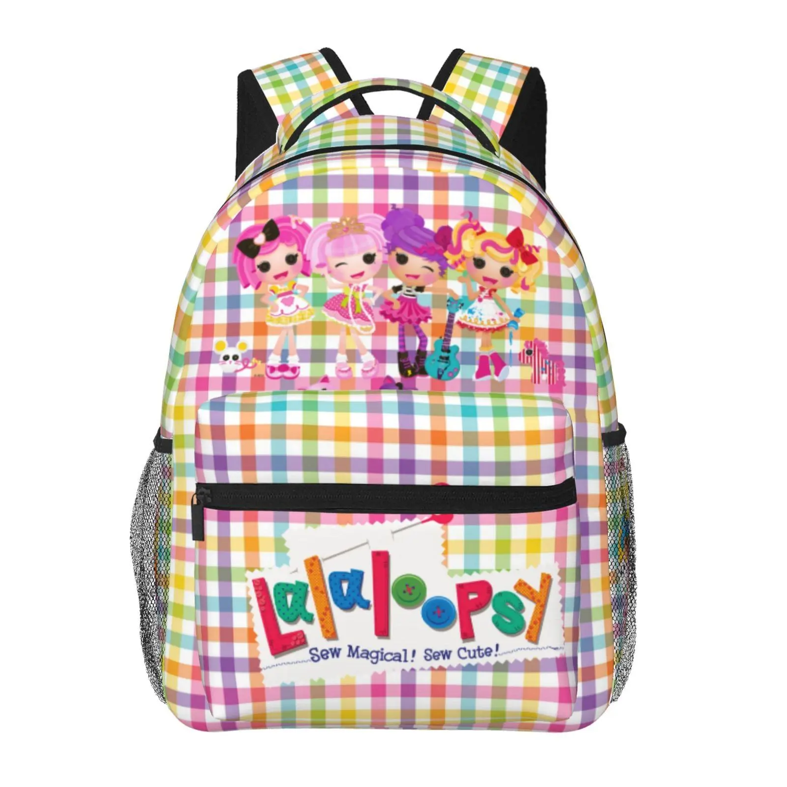 Lalaloopsy School Backpack for Kids We're Lalaloopsy Netflix Lightweight Durable Bookbag MGA Lalaloopsy Great Back to School Gift for Elementary & Middle School