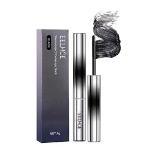 EELHOE Curling Mascara Eyelash Black Beautiful Natural Thick Sweatproof No smudge No makeup take off，Waterproof Charming Long Lasting Cosmetic