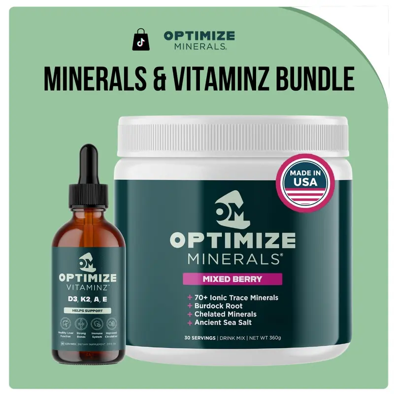 OPTIMIZE MINERALS AND VITAMINZ BUNDLE - Your daily foundation covering all minerals and vitaminz