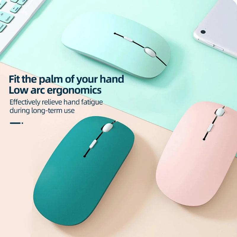 Silent Bluetooth Mouse Marcaron Computer Laptop Optical Mouse Wireless for iPad Samsung Tablet Universal Mice Noiseless Mouse for Macbook PC