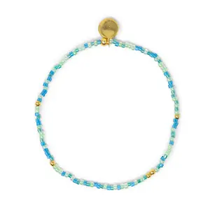 Caribbean Stretch Bracelet w/ Gold