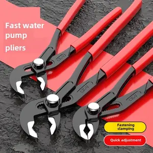 Water pump pliers with large 7-inch adjustable opening, household pipe wrench, eagle nose pipe wrench, household pipe pliers automechanic  tools