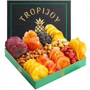 Tropijoy Dried Fruit Gift Box - 11 Tropical Flavors - 20oz - Soft Dried Mangoes, Pineapples, & more.  Perfect for Holiday Gifting and Snacking.