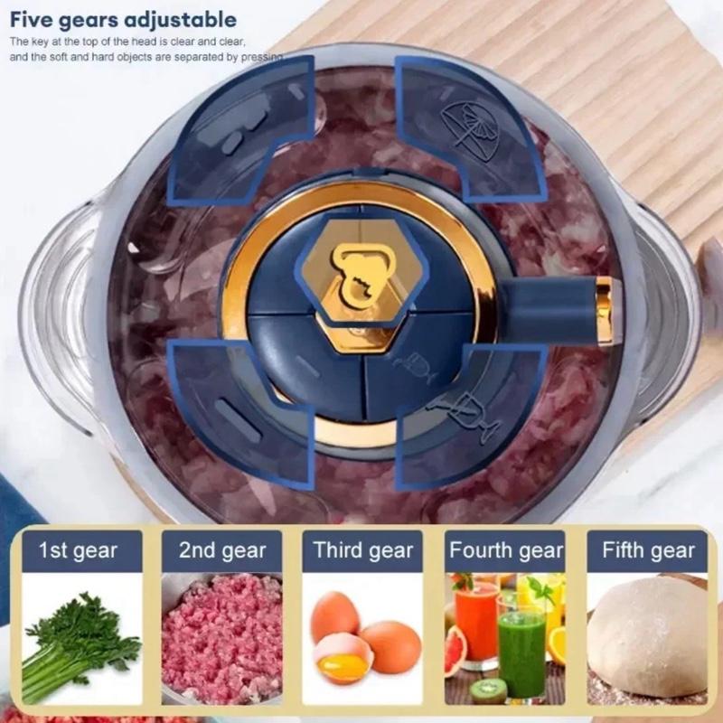 5L Electric Meat Grinders 304 Stainless Steel Food Crusher Vegetable Slicer SUS304 Meat Max