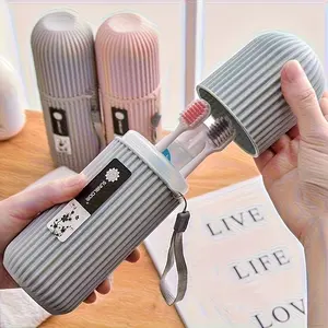 High-Quality Travel Toothbrush Set, Portable Case, Rinse Cup, Toothpaste Holder, Alcohol-Free, Compact Design, Perfect Gift for Halloween & Christmas
