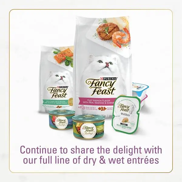 Purina Fancy Feast Savory Chicken & Turkey Gourmet Dry Cat Food 3 lb Bag - High-Quality Recipe with Essential Vitamins & Minerals