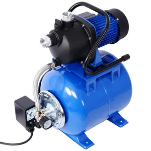 Hdmw 1.6HP Shallow Well Pump with Pressure Tank,garden water pump, Irrigation Pump,Automatic Water Booster Pump for Home Garden Lawn Farm
