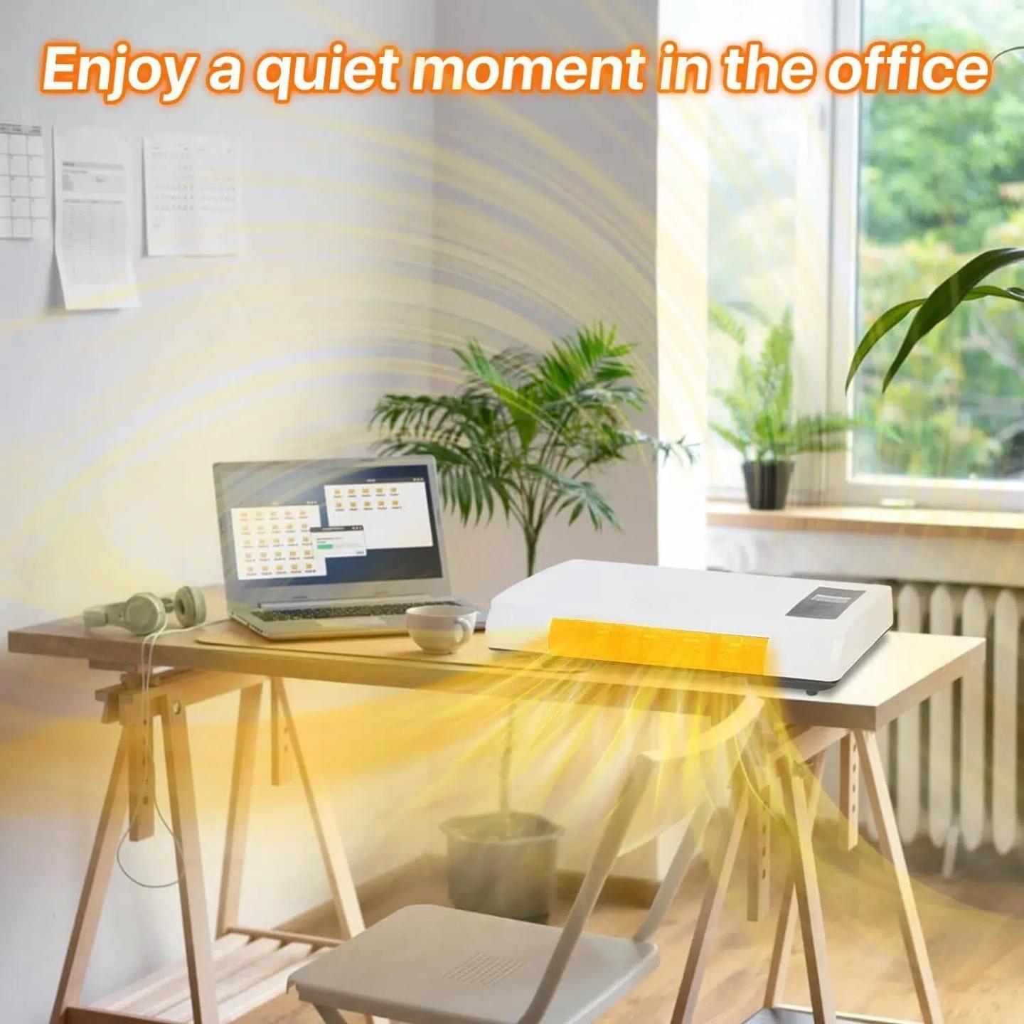 Viral All-Season Wall Fan & Heater ️ Dual Mode Warm & Natural Wind - No Space Needed, Quiet Comfort for Living Room & Bedroom