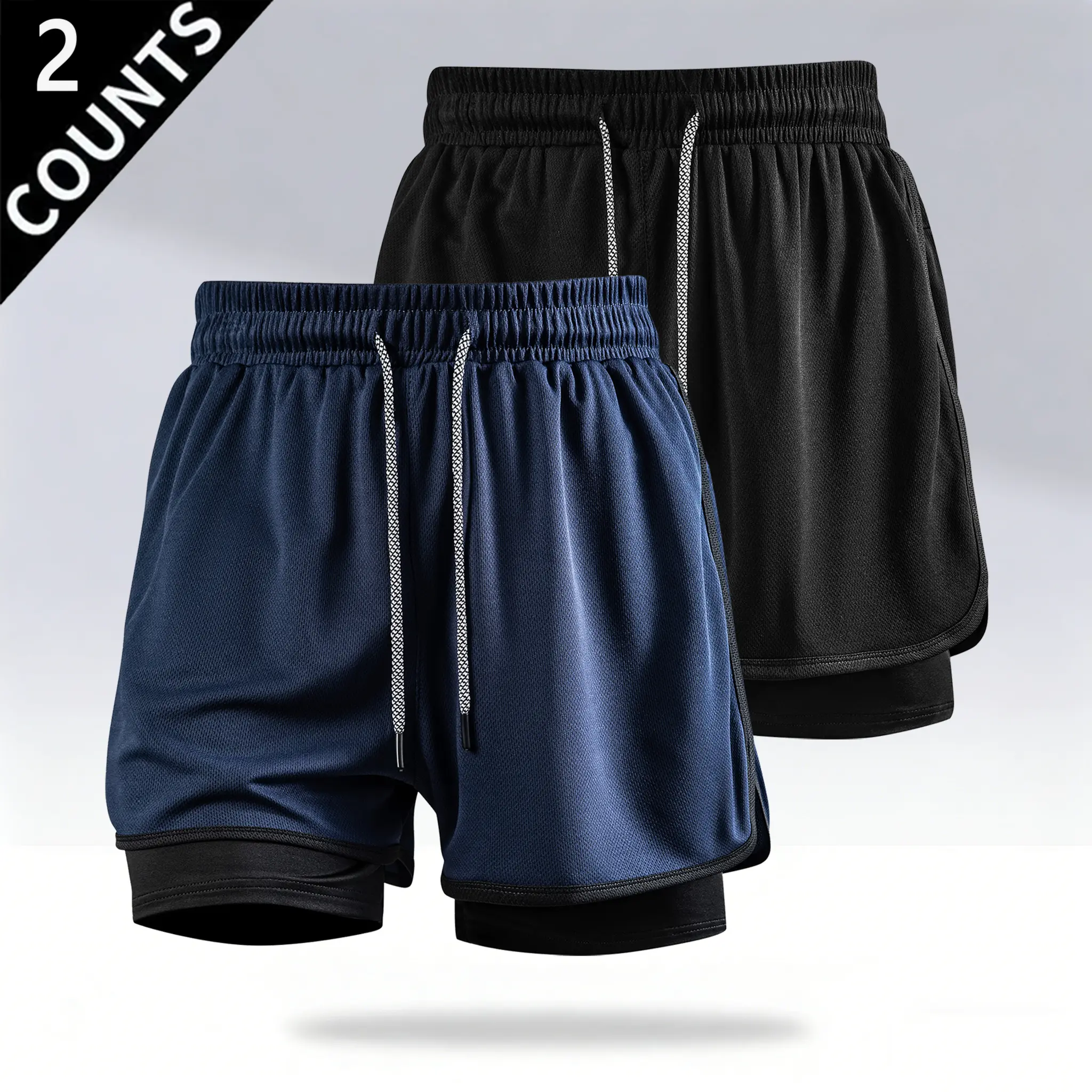 2-Pack: Black + Dark Blue
