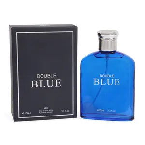 Double Blue Eau de Toilette Natural Spray Cologne for Men 100ml/3.3fl.oz. - Fragrance for Men cologne