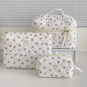 Cherry Tote Women Makeup Cosmetic Toiletry Storage Pouch