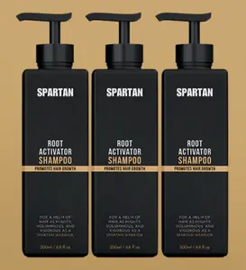 3 PACK - SPARTAN Root Activator Shampoo For Men - Hair Growth Shampoo for Hair Loss and Thinning Hair - 200 ml/ 68 fl oz