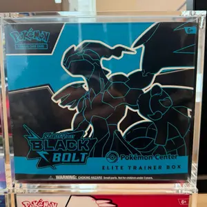 Pokemon Black Bolt Elite Trainer Box - Scarlet & Violet Edition - Officially Licensed Trading Card Game Product