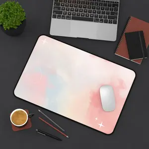 Pink Colorful Desk Mat, Perfect for Work From Home, Gift For Her, Mouse Pad