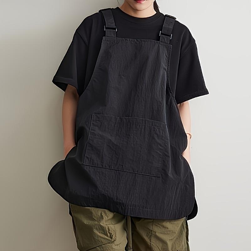 Heavy Duty Work Apron Olive Green - 300GSM Polyester Utility Apron with Adjustable Waistband & Multiple Pockets, Perfect for Kitchen BBQ Catering Restaurant Chef Barista